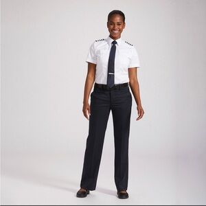 A Cut Above WOMEN'S UNIFORM PANTS - FALCON POLY WOOL - NAVY—NWT!